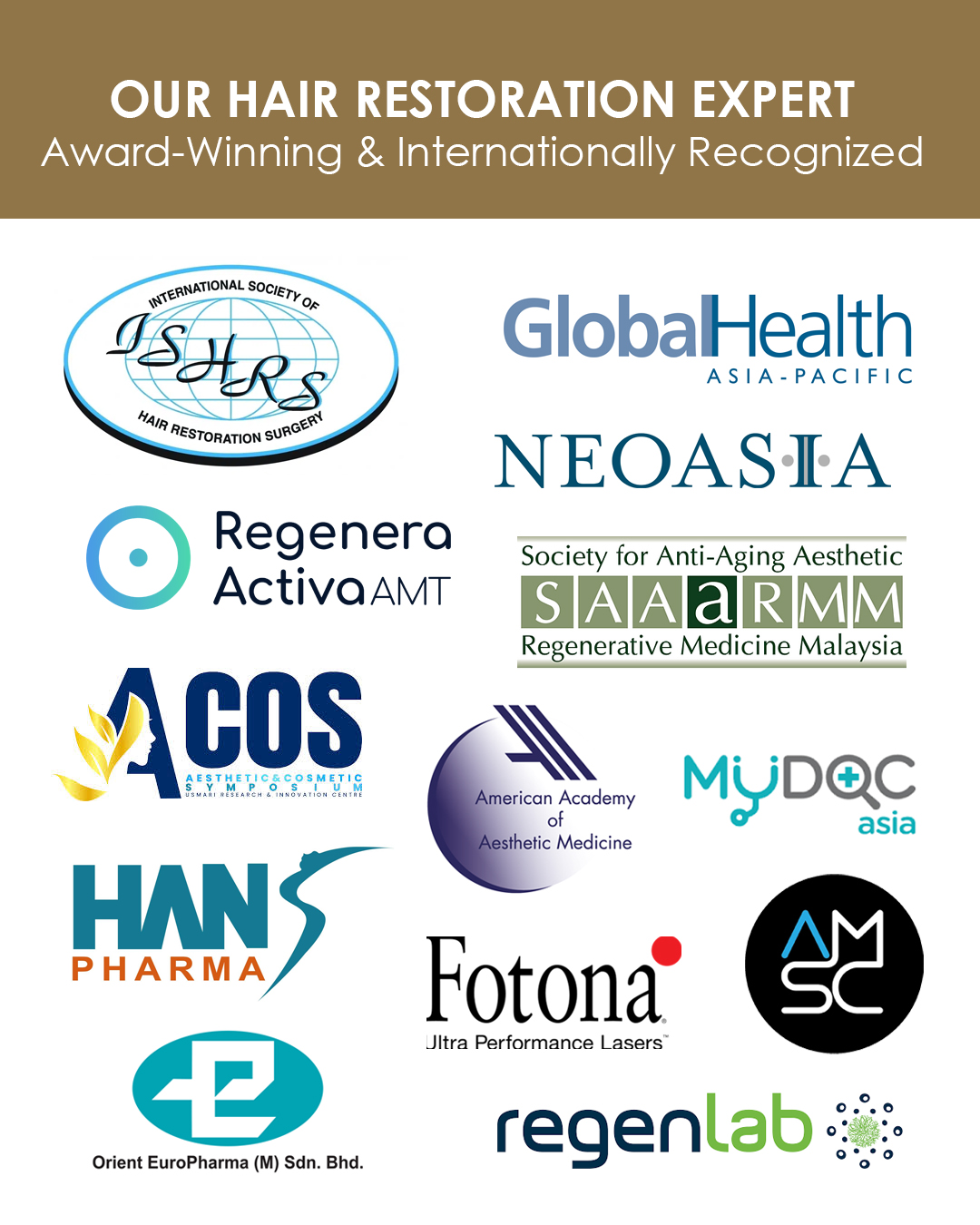 Award-Winning Clinic: Best Hair Transplant Centre in Asia